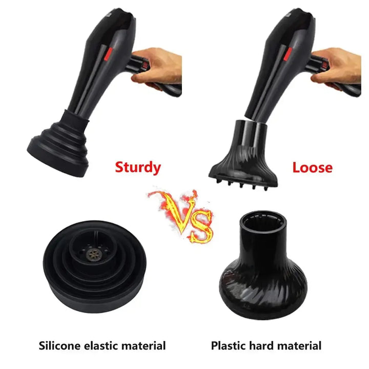 Silicone diffuser for hair dryer