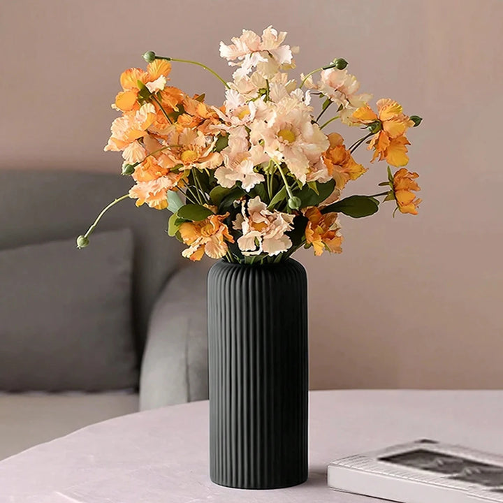 Striped Ceramic Type Flower Vase