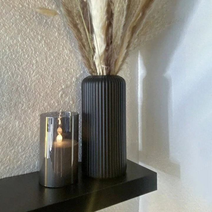 Striped Ceramic Type Flower Vase